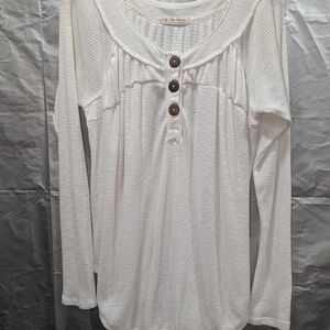 We The Free Cream Button-Down Shirt